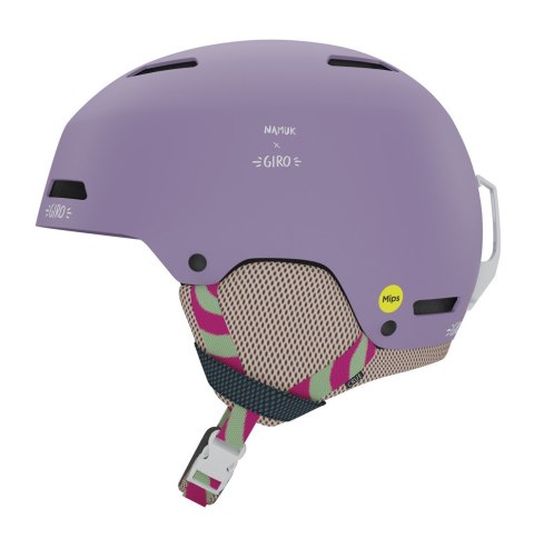 Kask zimowy GIRO CRUE namuk lavender roz. M (55.5-59 cm) (NEW 2024/2025) Kask zimowy GIRO CRUE namuk lavender roz. M (55.5-59 cm) (NEW 2024/2025)