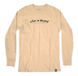 Koszulka Emil Johansson Live And Enjoy LS Tee - Cream, rozmiar L (NEW)