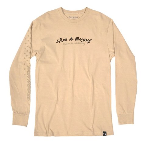 Koszulka Emil Johansson Live And Enjoy LS Tee - Cream, rozmiar L (NEW)