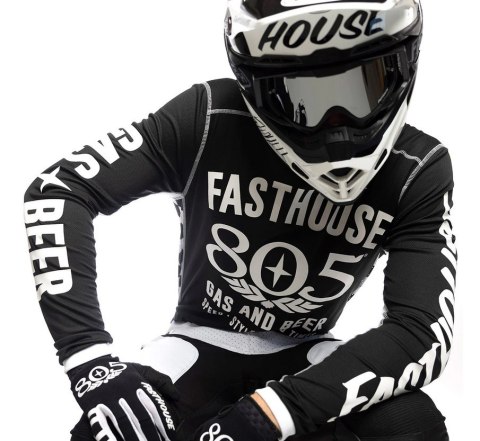 Koszulka FASTHOUSE Grindhouse 805 Jersey - Black, rozmiar S (NEW) Koszulka FASTHOUSE Grindhouse 805 Jersey - Black, rozmiar S (NEW)