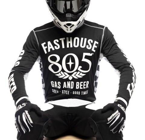 Koszulka FASTHOUSE Grindhouse 805 Jersey - Black, rozmiar S (NEW) Koszulka FASTHOUSE Grindhouse 805 Jersey - Black, rozmiar S (NEW)