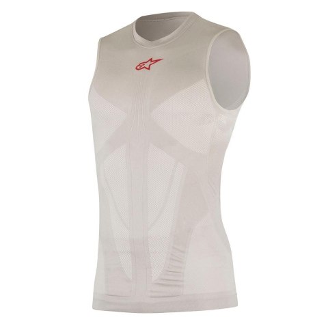 Koszulka termoaktywna bez rękawów ALPINESTARS TECH TANK SUMMER, Silver Red - roz. M/L (NEW) Koszulka termoaktywna bez rękawów ALPINESTARS TECH TANK SUMMER, Silver Red - roz. M/L (NEW)
