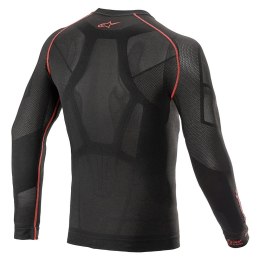 Koszulka termoaktywna długi rękaw ALPINESTARS RIDE TECH V2 LS TOP SUMMER, Black Red - roz. M/L (NEW)