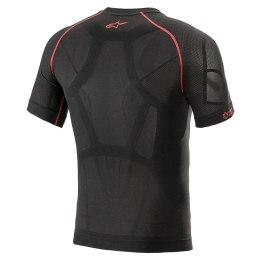 Koszulka termoaktywna krótki rękaw ALPINESTARS RIDE TECH V2 SS TOP SUMMER, Black Red - roz. XL/XXL (NEW)