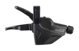 Manetka MICROSHIFT ADVENT SUPER SHORT, Prawa, 9.rzędowa, Niekompatybilna z Shimano, Short Reach Quick Trigger Pro Shifter, Bez W