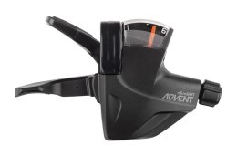 Manetka MICROSHIFT ADVENT SUPER SHORT, Prawa, 9.rzędowa, Niekompatybilna z Shimano, Short Reach Quick Trigger Pro Shifter, Wskaź