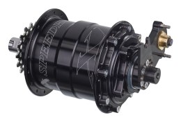 Piasta ROHLOFF SPEEDHUB 500/14 A12 DB OEM2 XL 32 otw. Czarna, Zestaw (Pod Sztywną Oś/Hamulec Tarczowy/Adapter OEM2/O.L.D.197mm) 
