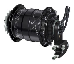 Piasta ROHLOFF SPEEDHUB 500/14 A12 DB PM XL 32 otw. Czarna, Zestaw (Pod Sztywną Oś/Hamulec Tarczowy/Adapter PM/O.L.D.177mm) (NEW