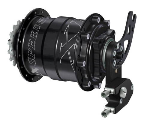 Piasta ROHLOFF SPEEDHUB 500/14 A12 DB PM XL 32 otw. Czarna, Zestaw (Pod Sztywną Oś/Hamulec Tarczowy/Adapter PM/O.L.D.177mm) (NEW