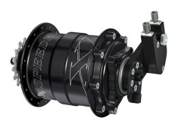 Piasta ROHLOFF SPEEDHUB 500/14 CC DB OEM XL 32 otw. Czarna, Zestaw (Pod oś Quick Release/Hamulec Tarczowy/Adapter OEM/O.L.D.170m