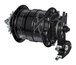 Piasta ROHLOFF SPEEDHUB 500/14 CC DB OEM2 XXL 32 otw. Czarna, Zestaw (Pod oś Quick Release/Hamulec Tarczowy/Adapter OEM2/O.L.D.1