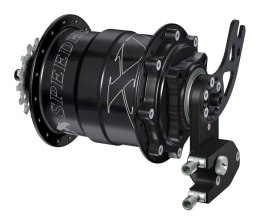 Piasta ROHLOFF SPEEDHUB 500/14 CC DB PM XL 32 otw. Czarna, Zestaw (Pod oś Quick Release/Hamulec Tarczowy/Adapter PM/O.L.D.170mm)