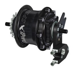 Piasta ROHLOFF SPEEDHUB 500/14 TS DB OEM2 32 otw. Czarna, Zestaw (Pod oś gwintowaną TS/Hamulec Tarczowy/Adapter OEM2) (NEW)