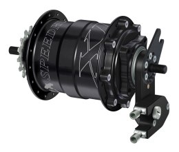 Piasta ROHLOFF SPEEDHUB 500/14 TS DB OEM2 XL 32 otw. Czarna, Zestaw (Pod oś gwintowaną TS/Hamulec Tarczowy/Adapter OEM2/O.L.D.17