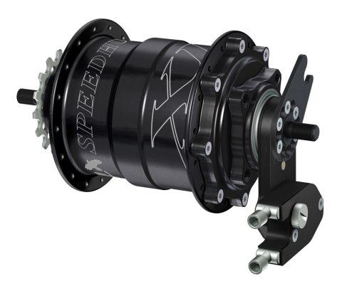 Piasta ROHLOFF SPEEDHUB 500/14 TS DB OEM2 XL 32 otw. Czarna, Zestaw (Pod oś gwintowaną TS/Hamulec Tarczowy/Adapter OEM2/O.L.D.17