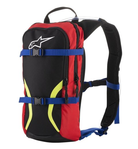Plecak ALPINESTARS IGUANA HYDRATATION BACKPACK, Black Blue Red Yellow Fluo (NEW) Plecak ALPINESTARS IGUANA HYDRATATION BACKPACK, Black Blue Red Yellow Fluo (NEW)