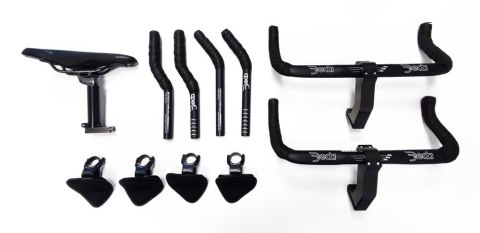 Zestaw IDMATCH EXTRA ACCESSORIES PACK TT (siodełko WATT, 2x kierownica czasowa z lemondką) (NEW)