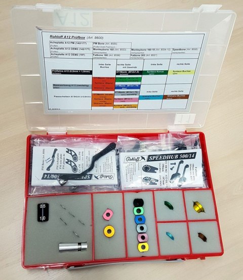 Zestaw pomiarowy dla sztywnych osi Thru Axle ROHLOFF A12 SPEEDHUB 500/14 MEASUREMENT KIT (NEW) Zestaw pomiarowy dla sztywnych osi Thru Axle ROHLOFF A12 SPEEDHUB 500/14 MEASUREMENT KIT (NEW)