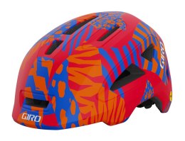Kask dziecięcy GIRO SCAMP MIPS II matte red animal roz. XS (45-49 cm) (NEW 2025)