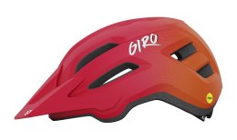 Kask dziecięcy juniorski GIRO FIXTURE II INTEGRATED MIPS matte red fade roz. Uniwersalny (50-57 cm) (NEW 2025)
