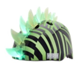 Kask dziecięcy juniorski KRASH DAZZLE GREEN LED roz. M YOUTH FS 8+ (54-58 cm) (NEW 2025)