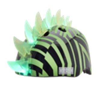 Kask dziecięcy juniorski KRASH DAZZLE GREEN LED roz. M YOUTH FS 8+ (54-58 cm) (NEW 2025)