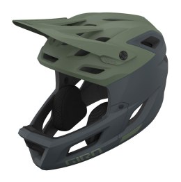 Kask full face GIRO COALITION SPHERICAL matte hedge green dark shark roz. M (55-59 cm) (NEW 2025)