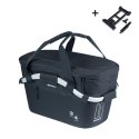 Kosz na tylny bagażnik BASIL CLASSIC CARRY ALL ISO, MIK z adapterem do mocowania (ready to go), 18L, Czarny (NEW 2025)