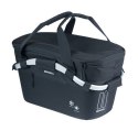 Kosz na tylny bagażnik BASIL CLASSIC CARRY ALL ISO, MIK z adapterem do mocowania (ready to go), 18L, Czarny (NEW 2025)