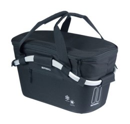 Kosz na tylny bagażnik BASIL CLASSIC CARRY ALL ISO, MIK z adapterem do mocowania (ready to go), 18L, Czarny (NEW 2025)