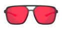 Okulary TIFOSI SALTO blackout (1 szkło Smoke Red Mirror 15% transmisji światła) (NEW 2025)