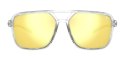 Okulary TIFOSI SALTO crystal clear (1 szkło Smoke Yellow Mirror 13% transmisji światła) (NEW 2025)