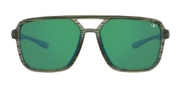Okulary TIFOSI SALTO olive stripe fade (1 szkło Emerald Mirror Polarized 13% transmisji światła) (NEW 2025)