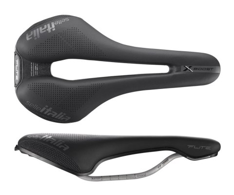 Siodło SELLE ITALIA FLITE BOOST X-CROSS TI316 SUPERFLOW S (id match S3), 204g, Czarne (NEW 2025)