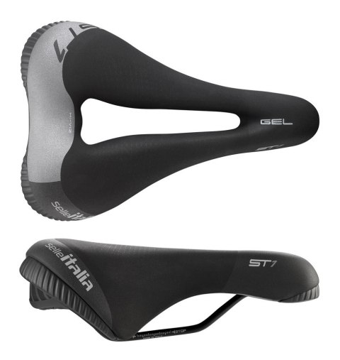 Siodło SELLE ITALIA SPORTOURING ST 1 SUPERFLOW L (idmatch L3), Fec Alloy Rail, Light Gel 477g (NEW 2025)