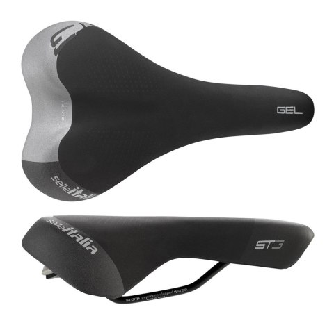 Siodło SELLE ITALIA SPORTOURING ST 3 S (idmatch S1), Fec Alloy Rail, Light Gel, 444g (NEW 2025)