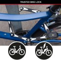 Zapięcie rowerowe MASTERLOCK FOLDING 8333 czarne (NEW 2024)
