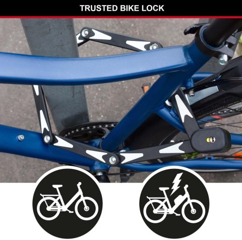 Zapięcie rowerowe MASTERLOCK FOLDING 8333 czarne (NEW 2024) Zapięcie rowerowe MASTERLOCK FOLDING 8333 czarne (NEW 2024)