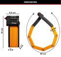 Zapięcie rowerowe MASTERLOCK FOLDING 8336 czarne (NEW 2024)