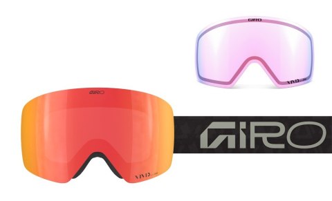 Gogle zimowe GIRO CONTOUR RS BLACK FRAGMENTS (Szyba lustrzana kolorowa VIVID-Carl Zeiss EMBER 19-42% S2 + Szyba lustrzana koloro Gogle zimowe GIRO CONTOUR RS BLACK FRAGMENTS (Szyba lustrzana kolorowa VIVID-Carl Zeiss EMBER 19-42% S2 + Szyba lustrzana koloro