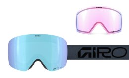 Gogle zimowe GIRO CONTOUR RS INDIGO FRAGMENTS (Szyba lustrzana kolorowa VIVID-Carl Zeiss ROYAL 19-42% S2 + Szyba lustrzana kolor
