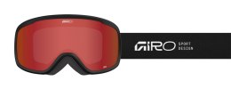 Gogle zimowe GIRO CRUZ BLACK STACKED (Szyba lustrzana kolorowa AMBER SCARLET 19-42% S2) (NEW 2025/2026)