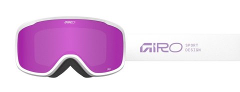 Gogle zimowe GIRO CRUZ MAUVE STACKED (Szyba lustrzana kolorowa AMBER PINK 19-42% S2) (NEW 2025/2026)
