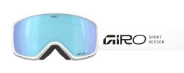 Gogle zimowe GIRO RINGO WHITE STACKED (Szyba lustrzana kolorowa VIVID-Carl Zeiss ROYAL 19-42% S2) (NEW 2025/2026)