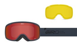 Gogle zimowe GIRO ROAM INDIGO STACKED (szyba AMBER SCARLET 19-42% S2 + YELLOW 80-99% S0) (NEW 2025/2026)