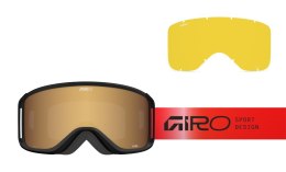 Gogle zimowe GIRO SAGEN ORANGE FADED (szyba AMBER GOLD 19-42% S2 + szyba YELLOW 80-99% S0) (NEW 2025/2026)