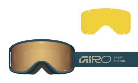 Gogle zimowe GIRO SAGEN PEACOCK STACKED (szyba AMBER GOLD 19-42% S2 + szyba YELLOW 80-99% S0) (NEW 2025/2026) Gogle zimowe GIRO SAGEN PEACOCK STACKED (szyba AMBER GOLD 19-42% S2 + szyba YELLOW 80-99% S0) (NEW 2025/2026)