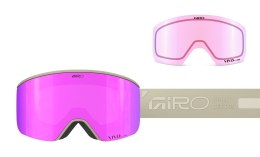 Gogle zimowe damskie GIRO ELLA STONE RAILS (Szyba lustrzana kolorowa VIVID-Carl Zeiss PINK 19-42% S2 + VIVID INFRARED 43-79% S1)