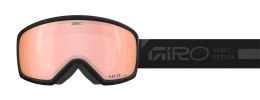 Gogle zimowe damskie GIRO MILLIE BLACK RAILS (Szyba lustrzana kolorowa VIVID-Carl Zeiss ROSE GOLD 19-42% S2) (NEW 2025/2026)