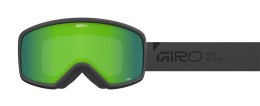 Gogle zimowe juniorskie GIRO STOMP GREY WORDMARK (szyba LODEN GREEN 00% S2) (NEW 2025/2026)